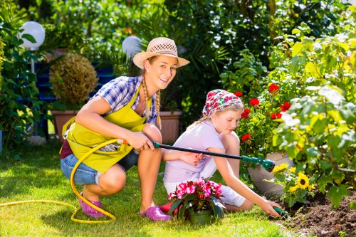 Hard landscaping features for a Perivale outdoor space